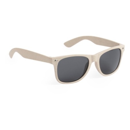 Lunettes de soleil personnalisées avec protection UV400 - Kilpan Matières : fibre de bambou Couleurs : naturel