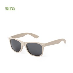 Lunettes de soleil personnalisées avec protection UV400 - Kilpan Matières : fibre de bambou Couleurs : naturel 2
