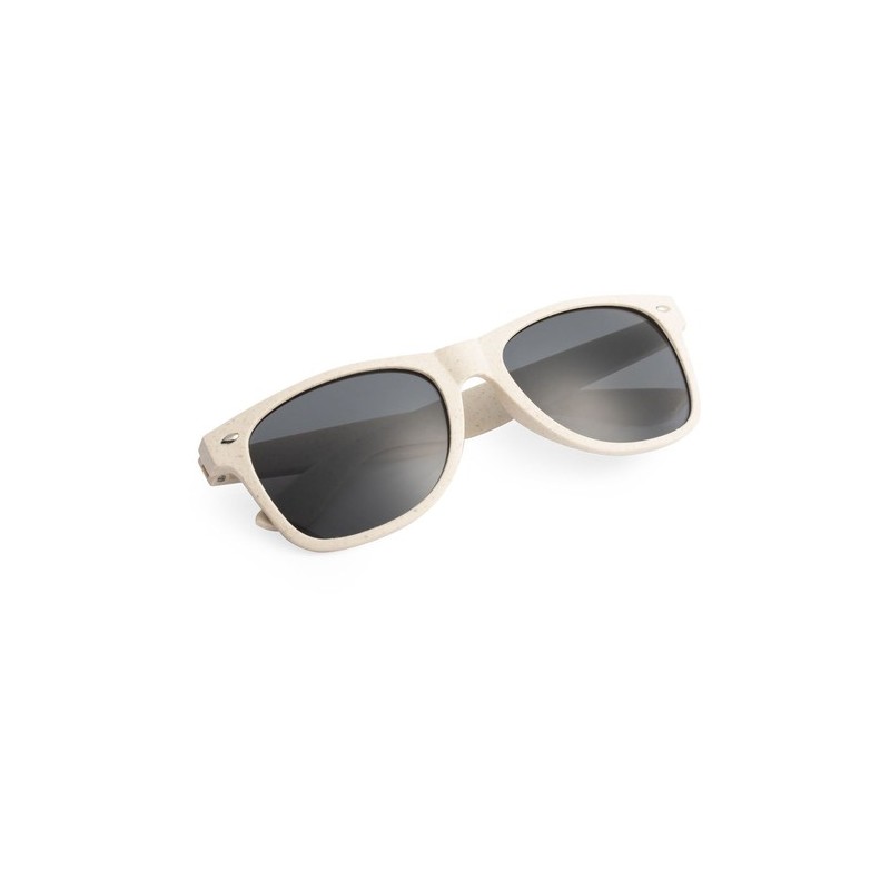 Lunettes de soleil personnalisées avec protection UV400 - Kilpan Matières : fibre de bambou Couleurs : naturel cadeau entreprise