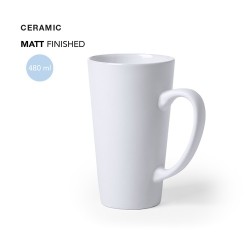 Tasse personnalisable 480ml Korpus Matières : céramique Couleurs : blanc 2