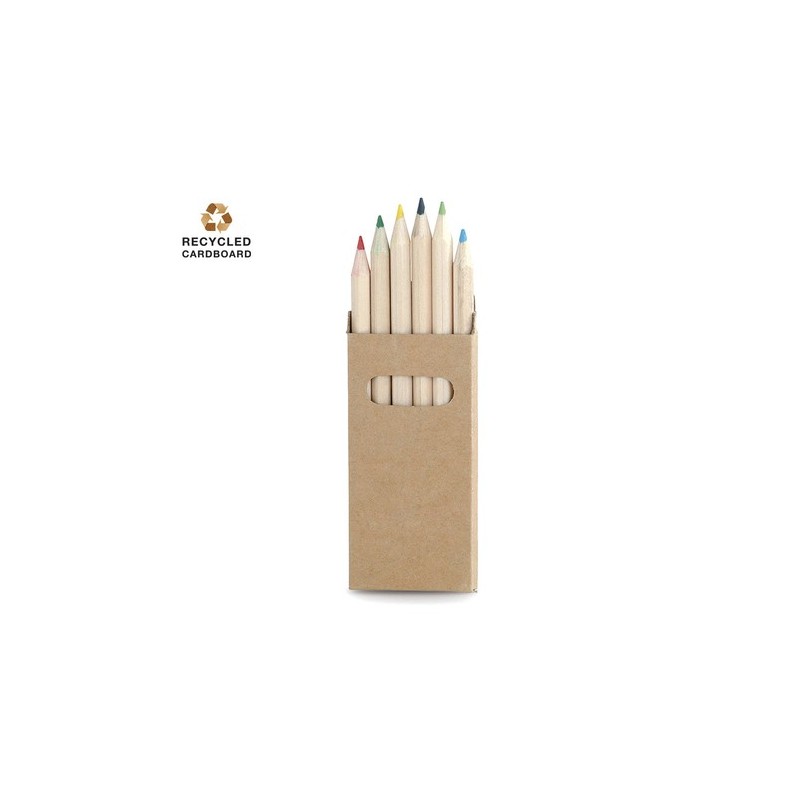 Boîte Éco-responsable Personnalisée de Crayons, Cadeau Girls Matières : carton recyclé personnalisable avec votre logo