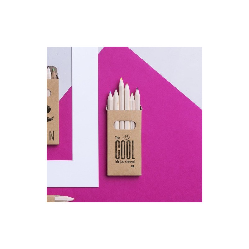 Boîte Crayons Girls - Crayons Colorés Écologiques