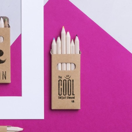 Boîte Éco-responsable Personnalisée de Crayons, Cadeau Girls Matières : carton recyclé impression haute définition