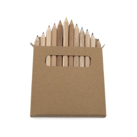 Boîte Crayons Boys - Ensemble de 12 Crayons Colorés