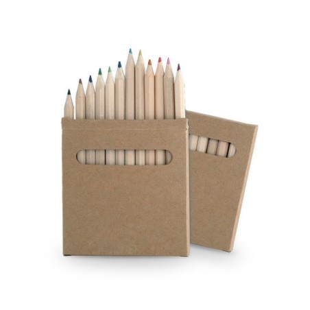 Boîte Crayons Boys - Ensemble de 12 Crayons Colorés