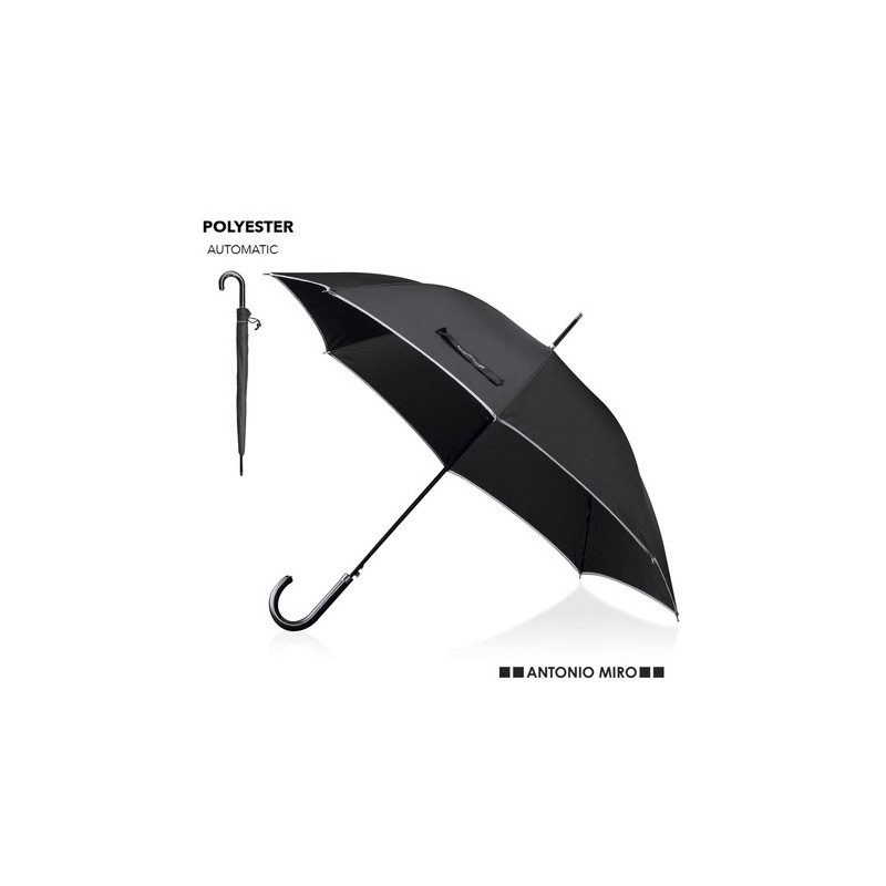 Parapluie Résistant Personnalisé Élégant - Royal à Prix Abordable Matières : pongée Couleurs : noir personnalisable avec votre l