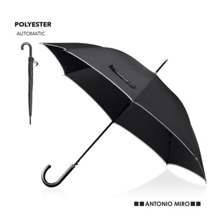 Parapluie Résistant Personnalisé Élégant - Royal à Prix Abordable Matières : pongée Couleurs : noir personnalisable avec votre l