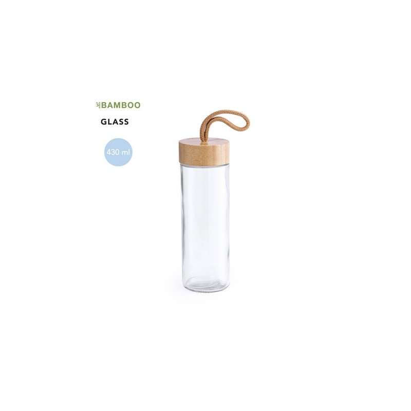 Bidon Éco-Friendly Personnalisé 420 ml - Burdis Matières : bambou