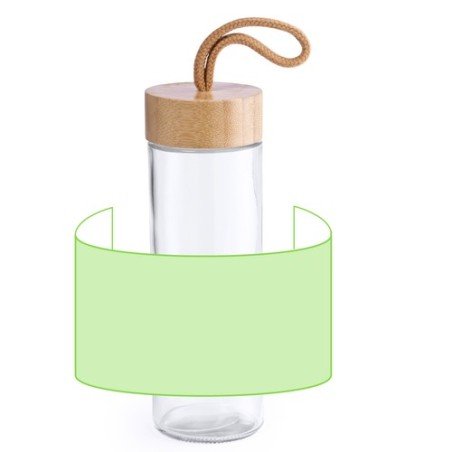 Bidon Burdis : Gourde Éco-Friendly en Verre et Bambou