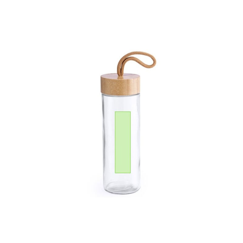 Bidon Éco-Friendly Personnalisé 420 ml - Burdis Matières : bambou livraison express 24h 48h