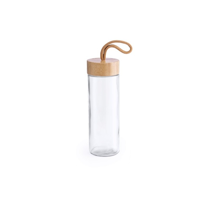 Bidon Éco-Friendly Personnalisé 420 ml - Burdis Matières : bambou objet promotionnel éco-responsable