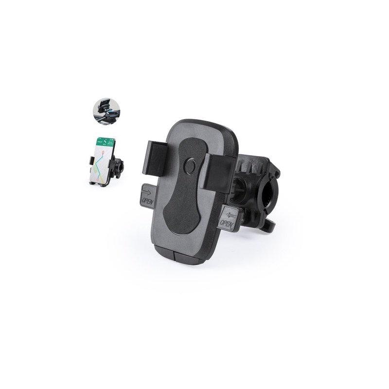Support personnalisé pour smartphone, accessoire de vélo Lonter pas cher Couleurs : noir personnalisable avec votre logo