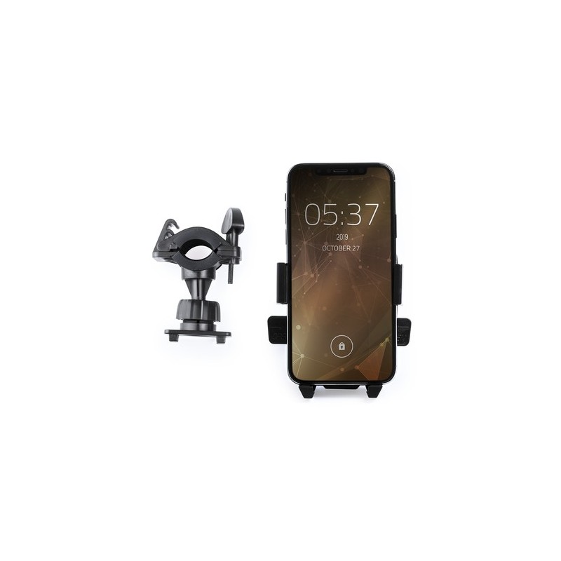 Support personnalisé pour smartphone, accessoire de vélo Lonter pas cher Couleurs : noir marquage laser ultra précis