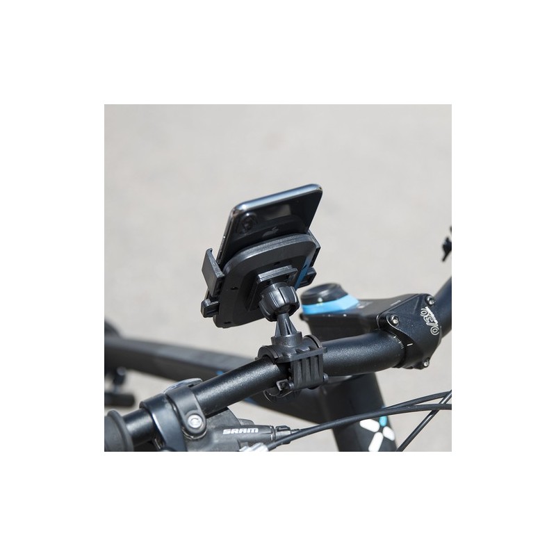 Support personnalisé pour smartphone, accessoire de vélo Lonter pas cher Couleurs : noir objet promotionnel éco-responsable