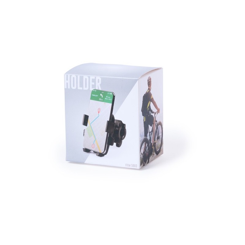 Support personnalisé pour smartphone, accessoire de vélo Lonter pas cher Couleurs : noir cadeau collaborateur premium