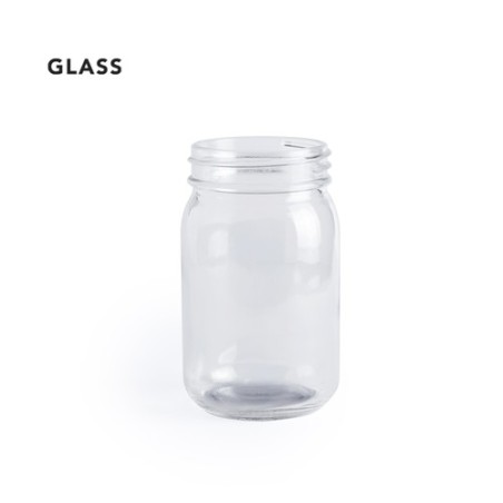 Pot Élégant en Verre Bonbonnière Personnalisé Drunax Matières : verre