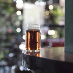 Pot Élégant en Verre Bonbonnière Personnalisé Drunax Matières : verre cadeau entreprise pas cher