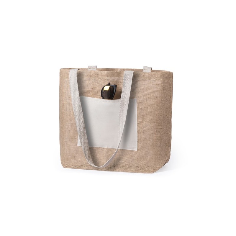 Sac de Plage Personnalisé Farus Matières : coton Couleurs : naturel