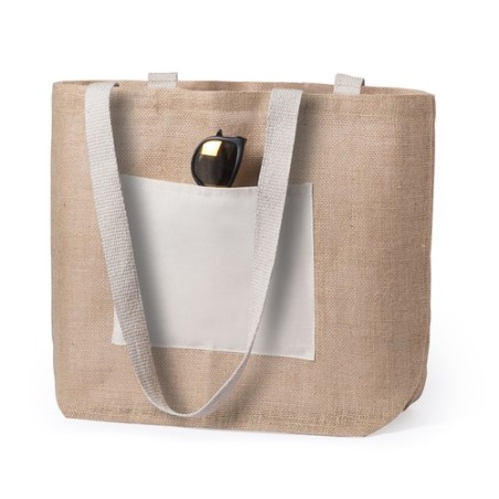 Sac de Plage Personnalisé Farus Matières : coton Couleurs : naturel