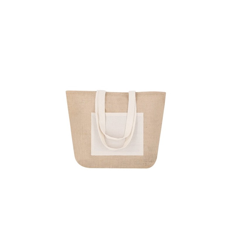 Sac de Plage Personnalisé Farus Matières : coton Couleurs : naturel impression haute définition