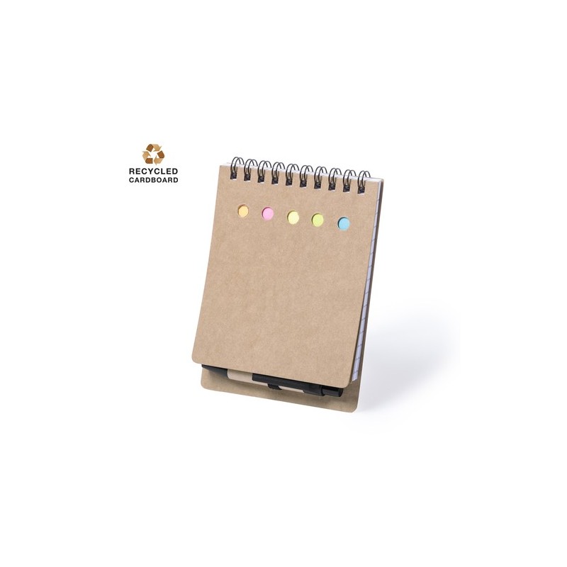Bloc Notes Adhésif Éco-responsable Personnalisé Diser Matières : carton recyclé