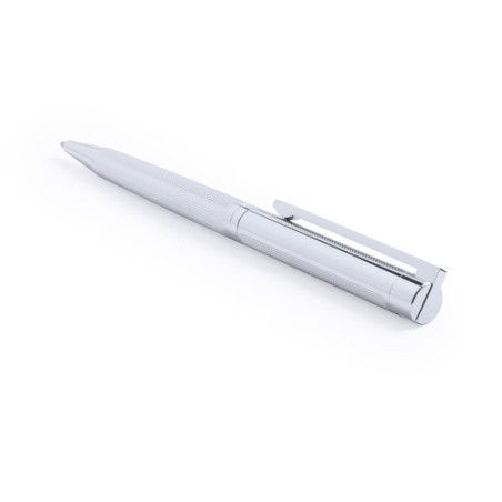 Stylo Personnalisé Élégant et Pratique Yodel Matières : métal Couleurs : argenté cadeau entreprise pas cher