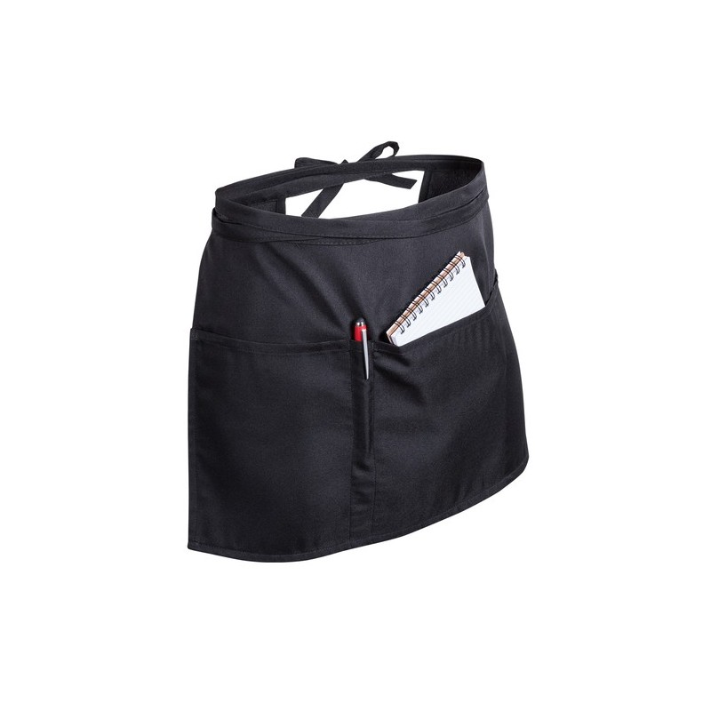 Tablier Personnalisable de Travail Sur-Mesure Milty Matières : polyester Couleurs : noir