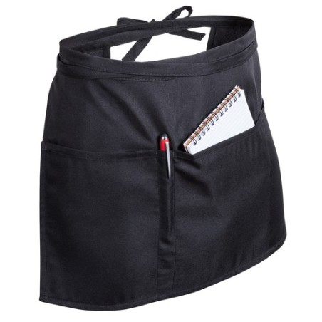 Tablier Personnalisable de Travail Sur-Mesure Milty Matières : polyester Couleurs : noir