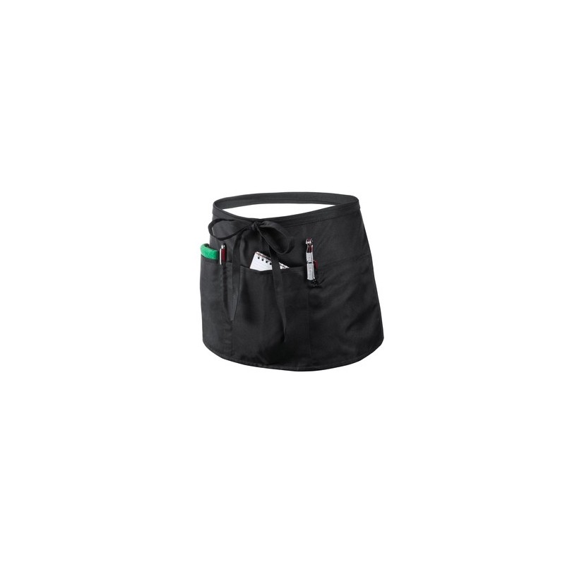 Tablier Personnalisable de Travail Sur-Mesure Milty Matières : polyester Couleurs : noir personnalisable avec votre logo