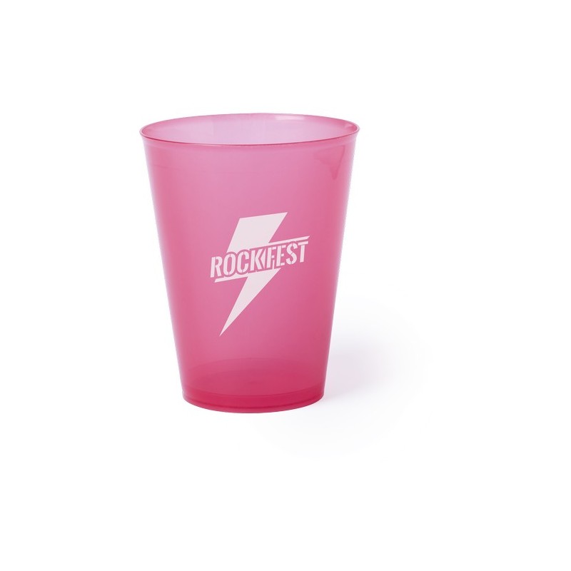 Verre Incassable Personnalisé 500ml Ginbert Matières : polypropylène (PP) Couleurs : transparent marquage laser ultra précis