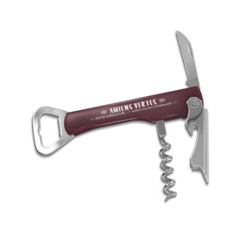 Tire-bouchon décapsuleur limonadier personnalisé essentiel objet promotionnel éco-responsable