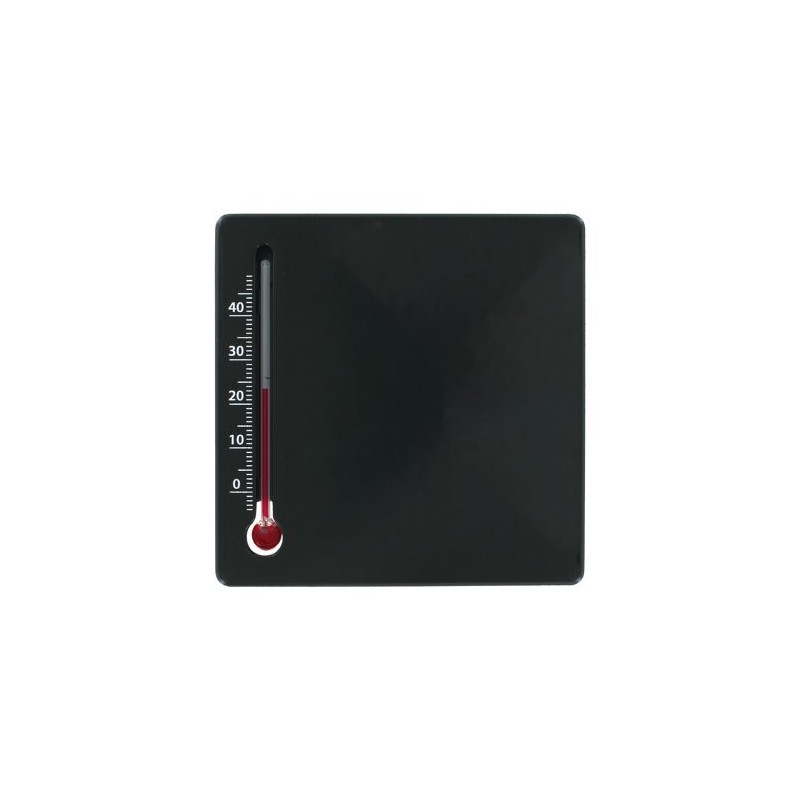 Thermomètre Carré Éco-responsable en Matière Recyclée personnalisable avec votre logo