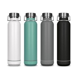 Gourde Isotherme Éco-responsable Double-Paroi Inox 60 cl avec Haut-Parleur - Personnalisée 2