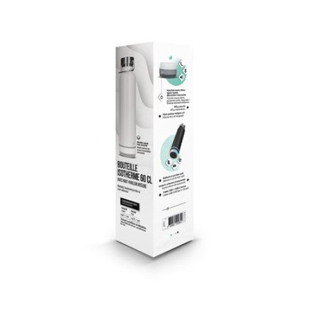 Gourde Isotherme Éco-responsable Double-Paroi Inox 60 cl avec Haut-Parleur - Personnalisée cadeau entreprise pas cher