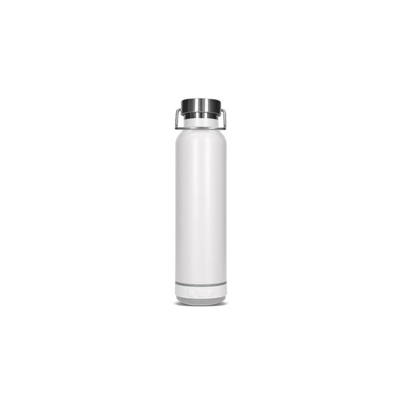 BOUTEILLE GOURDE ISOTHERME DOUBLE-PAROI INOX 60 cl AVEC HAUT-PARLEUR