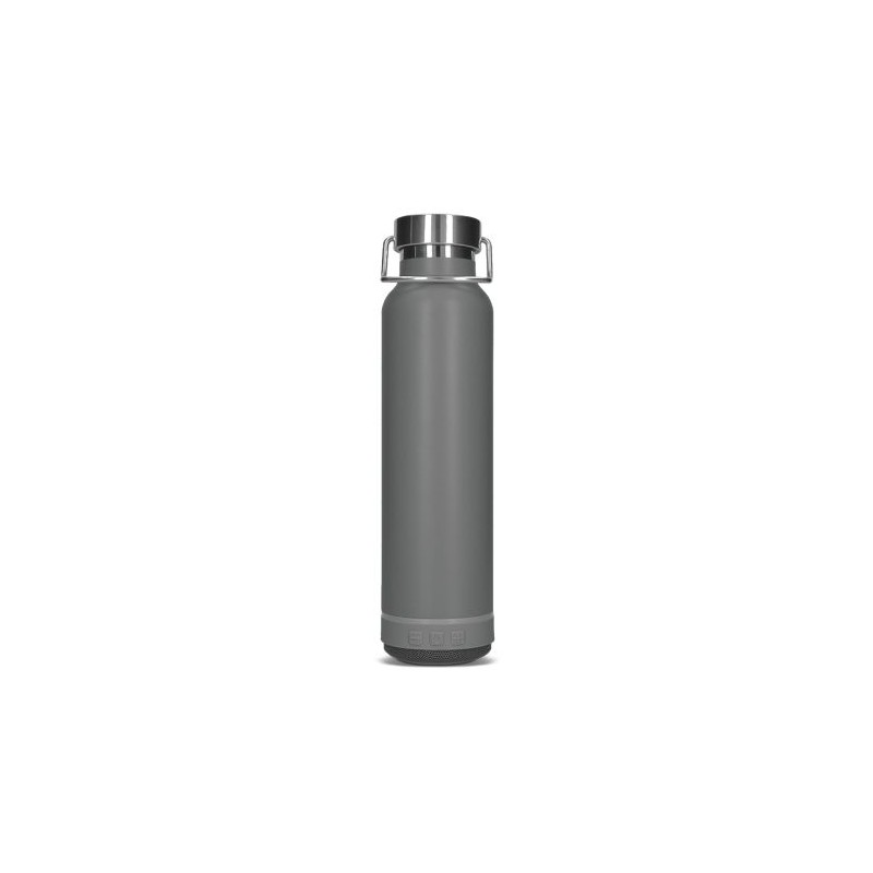 Gourde Isotherme Éco-responsable Double-Paroi Inox 60 cl avec Haut-Parleur - Personnalisée objet promotionnel éco-responsable
