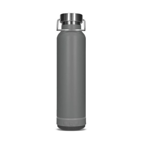 Gourde Isotherme Éco-responsable Double-Paroi Inox 60 cl avec Haut-Parleur - Personnalisée objet promotionnel éco-responsable