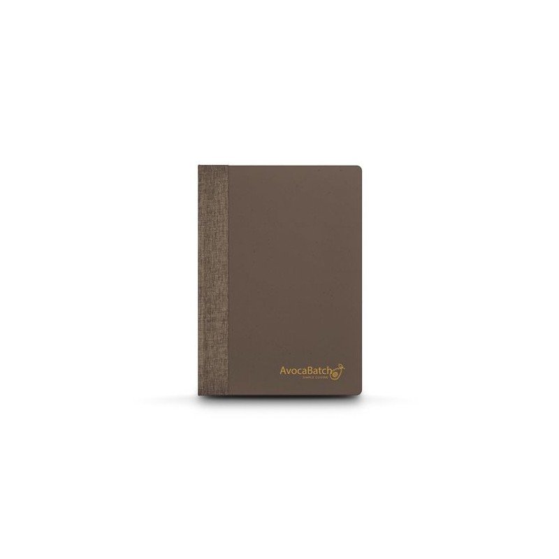 Carnet A5 Éco-responsable avec couverture en poudre de café cadeau entreprise pas cher