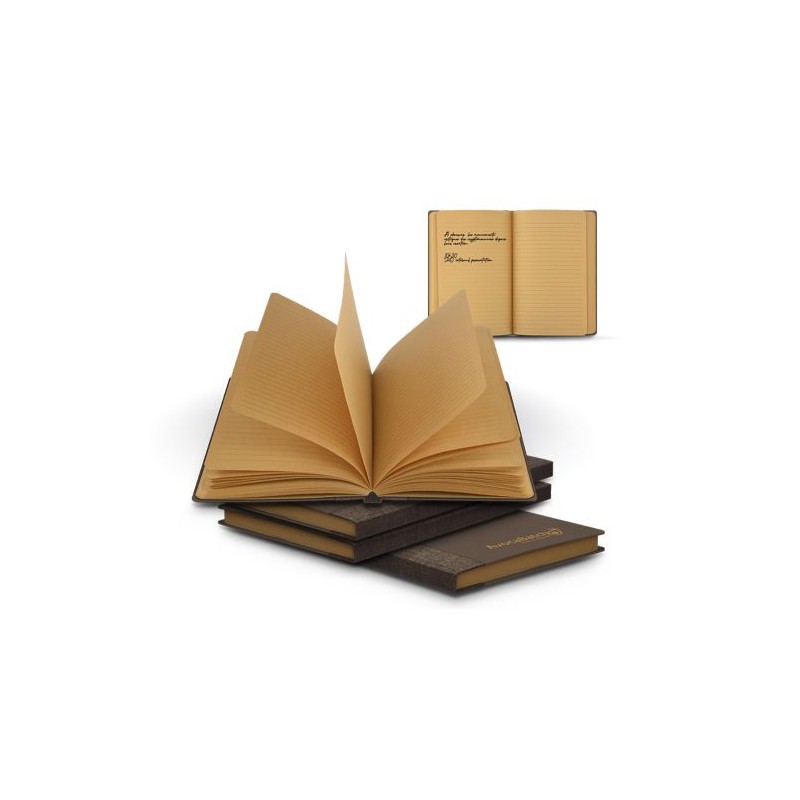 Carnet A5 Éco-responsable avec couverture en poudre de café impression haute définition