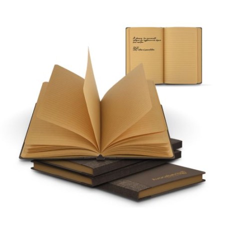 Carnet A5 Éco-responsable avec couverture en poudre de café impression haute définition