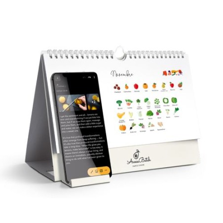 Calendrier Personnalisé Éco-Responsable des Fruits et Légumes de Saison cadeau entreprise pas cher