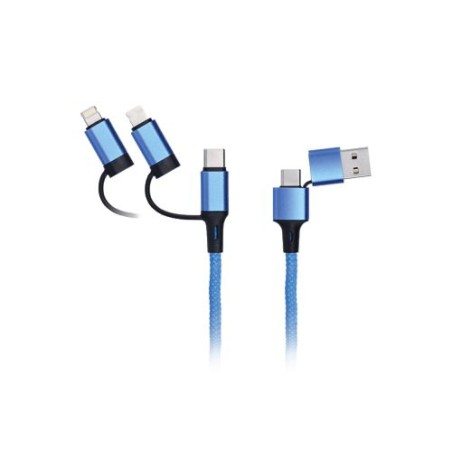 Câble de Charge Rapide Retractable 6 en 1 Personnalisé impression logo haute qualité