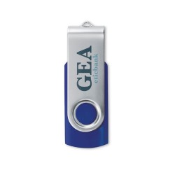Clé USB 4GB Personnalisée et Publicitaire - TECHMATE Matières : ABS Couleurs : bleu royal 2