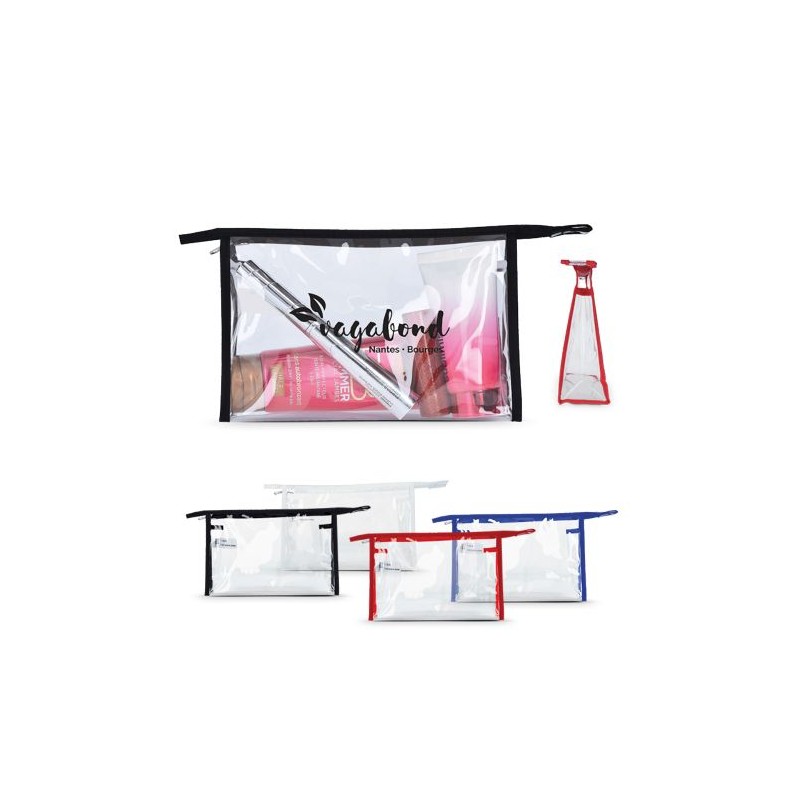 Trousse de Toilette Translucide - Pratique et Élégante