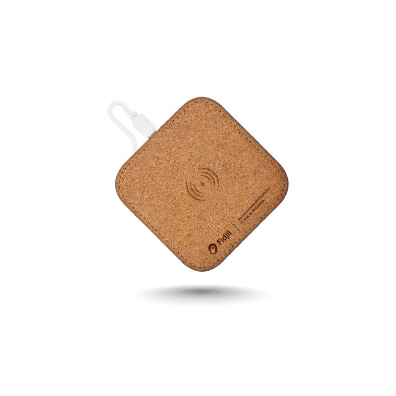 Chargeur Induction Rapide Éco-responsable 10W Personnalisé cadeau entreprise pas cher