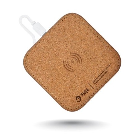 Chargeur Induction Rapide Éco-responsable 10W Personnalisé cadeau entreprise pas cher