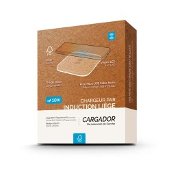 Chargeur Induction Rapide Éco-responsable 10W Personnalisé impression haute définition