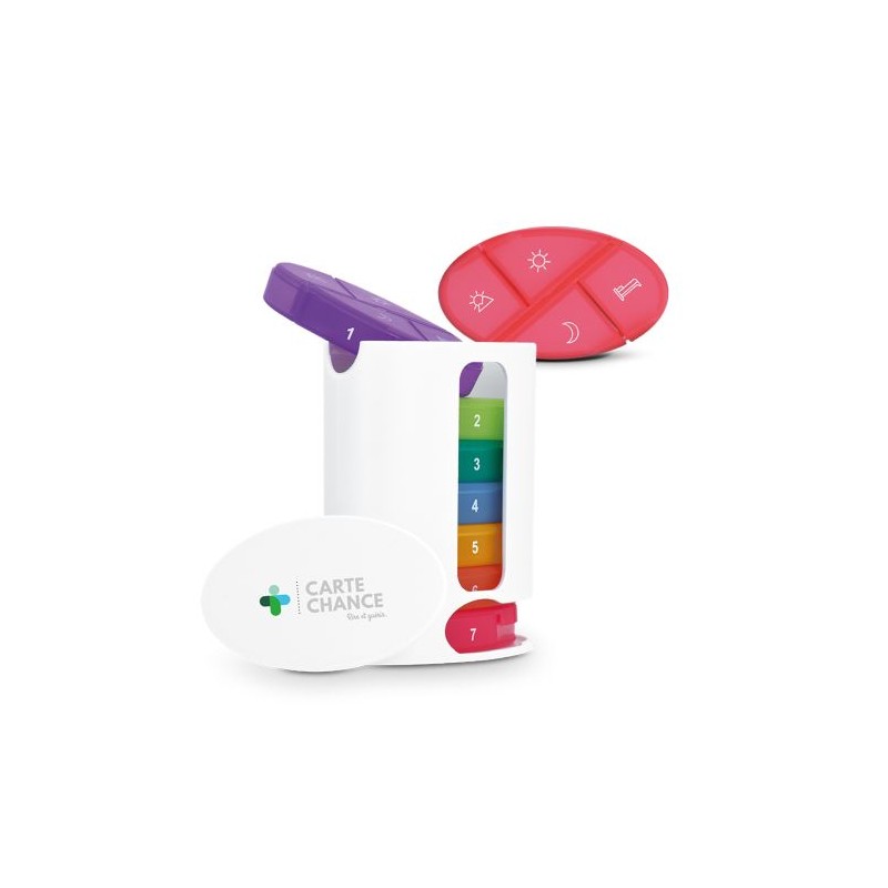 Pilulier Hebdomadaire Coulissant Pratique