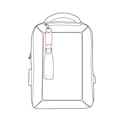 Lampe de sécurité lumineuse à clipser et porte-bouteille pas cher accessoire événementiel unique