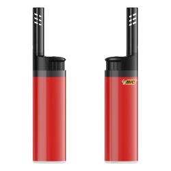 Briquet personnalisé  EZ Reach™ BIC® pas cher Matières : métal Couleurs : rouge 2